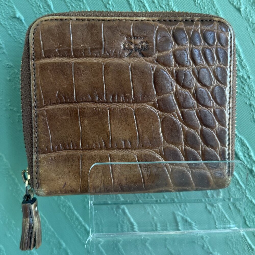 Anya Hindmarch Brown Animal Wallet